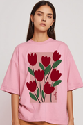 Tulip Bloom Relaxed Fit T-Shirt
