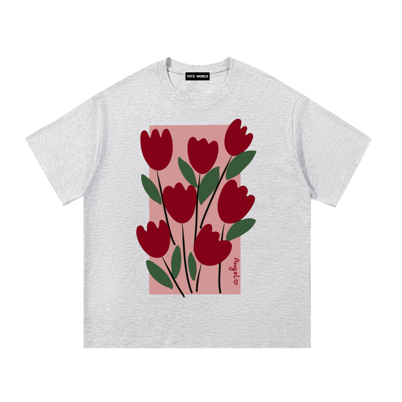 Tulip Bloom Relaxed Fit T-Shirt