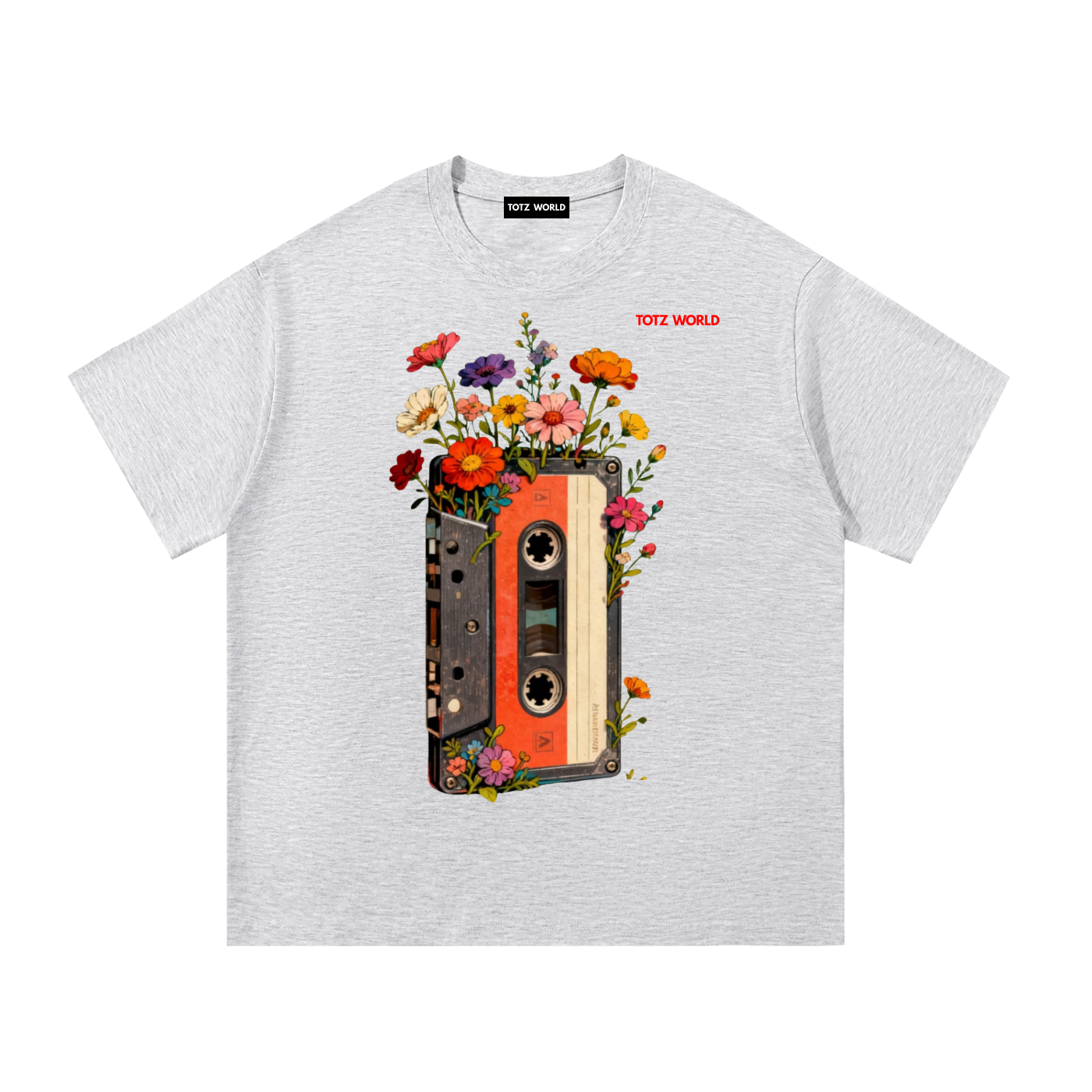 Melody Of Bloom Pure Cotton T-Shirt